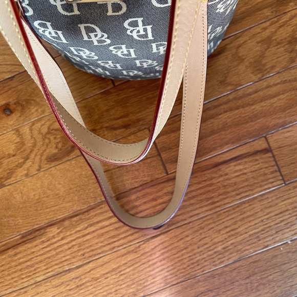 Dooney and Bourke Classic Hobo Monogram Bucket Bag - Picture 8 of 12